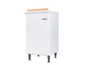 COMFORT LAUNDRY FURNITURE 45X50 cm RIGHT HANDLE WHITE LAMINATED WOOD