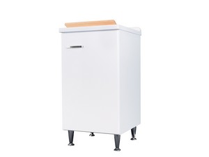 COMFORT LAUNDRY FURNITURE 45X50 cm LEFT HANDLE WHITE LAMINATED WOOD