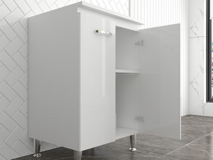 Mobile Base Comfort 60x50 cm in Nobilitato Bianco