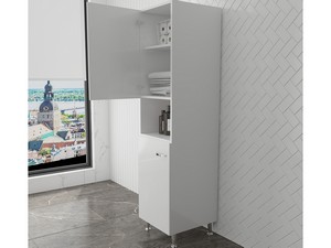 Mobile Colonna Comfort 45x50 cm Verso Destro in Nobilitato Bianco