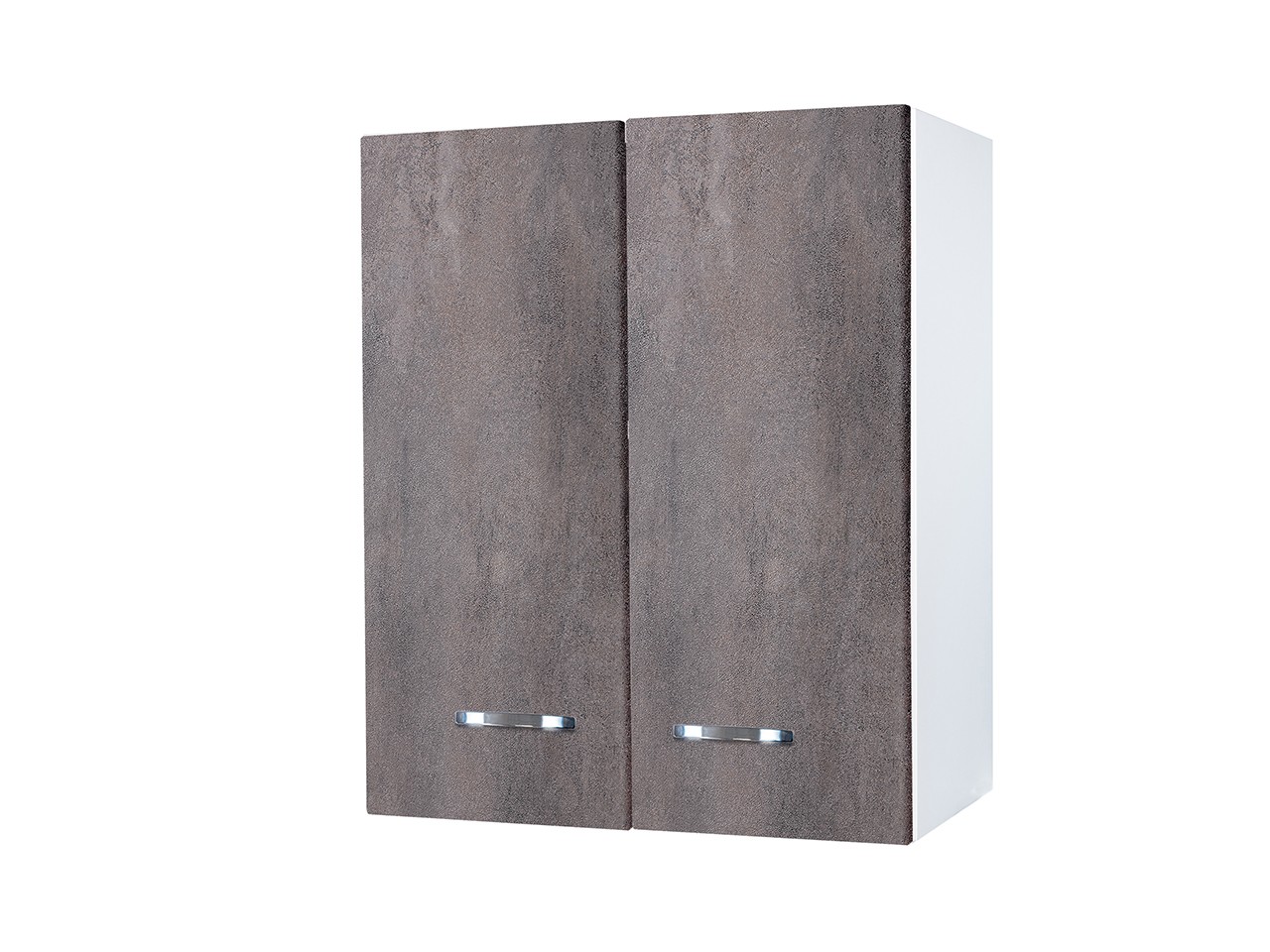 Mobile Pensile Da Bagno Grigio Cemento 30x30x80 Cm In Truciolato – Carico 60 Kg, Facile Da Montare