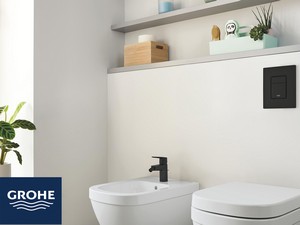 Mitigeur monocommande taille S Grohe® Start pour Bidet noir mat