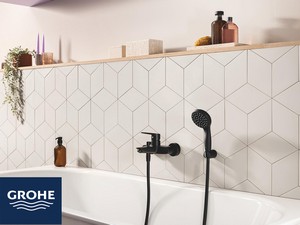 Grohe® Start Einhebel-Brausemischer für Wanne/Brause Mattschwarz