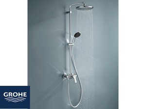 Colonna Doccia Grohe® Vitalio Start 250 con Doccetta 110 e Miscelatore Monocomando Cromo