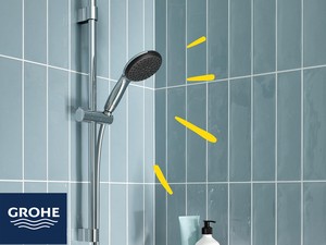 Saliscendi Doccia Grohe® Vitalio Start 110 con Doccetta 2 Getti Cromo