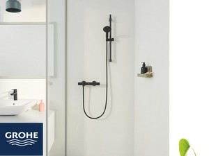 Saliscendi Doccia Grohe® Vitalio Start 110 con Doccetta 2 Getti Nero Opaco