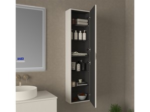 Säule Faro 35xH140 1 Tür Mattweiß