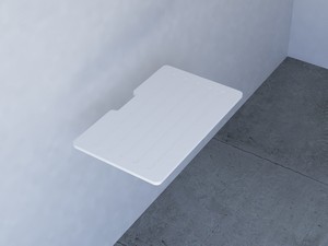 Asse Strofinatoio per Lavabo Lavatoio BONK 46,5x29 cm Bianco Opaco