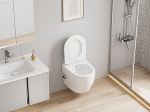 Hänge-WC/Bidet Cardano  Rimless 48,5x37 Weiß