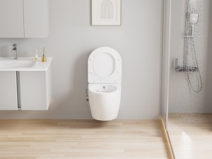 Hänge-WC/Bidet Cardano  Rimless 48,5x37 Weiß