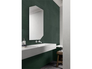 Vertuo Shape Bathroom Mirror 90x64 cm with 2 45° Corners and Polished Edge