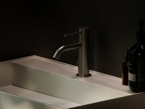 Miscelatore per Lavabo Detroit Senza Scarico Nickel Spazzolato