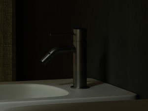 Miscelatore per Bidet Detroit Senza Scarico Nickel Spazzolato