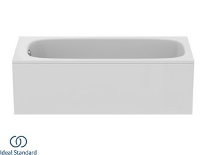 Frontpanel für Ideal Standard® i.Life Badewanne 180x3x55 cm Weiß glänzend