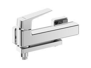 Mitigeur externe de baignoire Blur avec bec orientable chrome