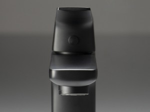 Mtitigeur de lavabo Blur sans bonde en PVD noir mat