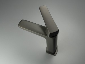 Mitigeur de lavabo Blur sans bonde en PVD titane