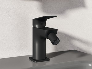Mitigeur de bidet Ceralife C monocommande noir soie