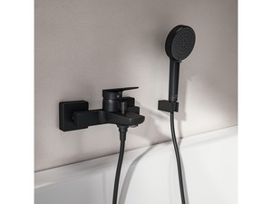 Erwmontage-Wannen-/Brausebatterie Ceralife C Seidenschwarz