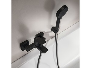 Erwmontage-Wannen-/Brausebatterie Ceralife C Seidenschwarz