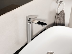 Mitigeur de lavabo haut Ceralife O monocommande chrome