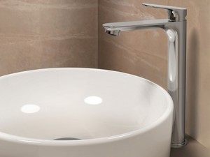 Mitigeur de lavabo haut Ceralife O monocommande chrome