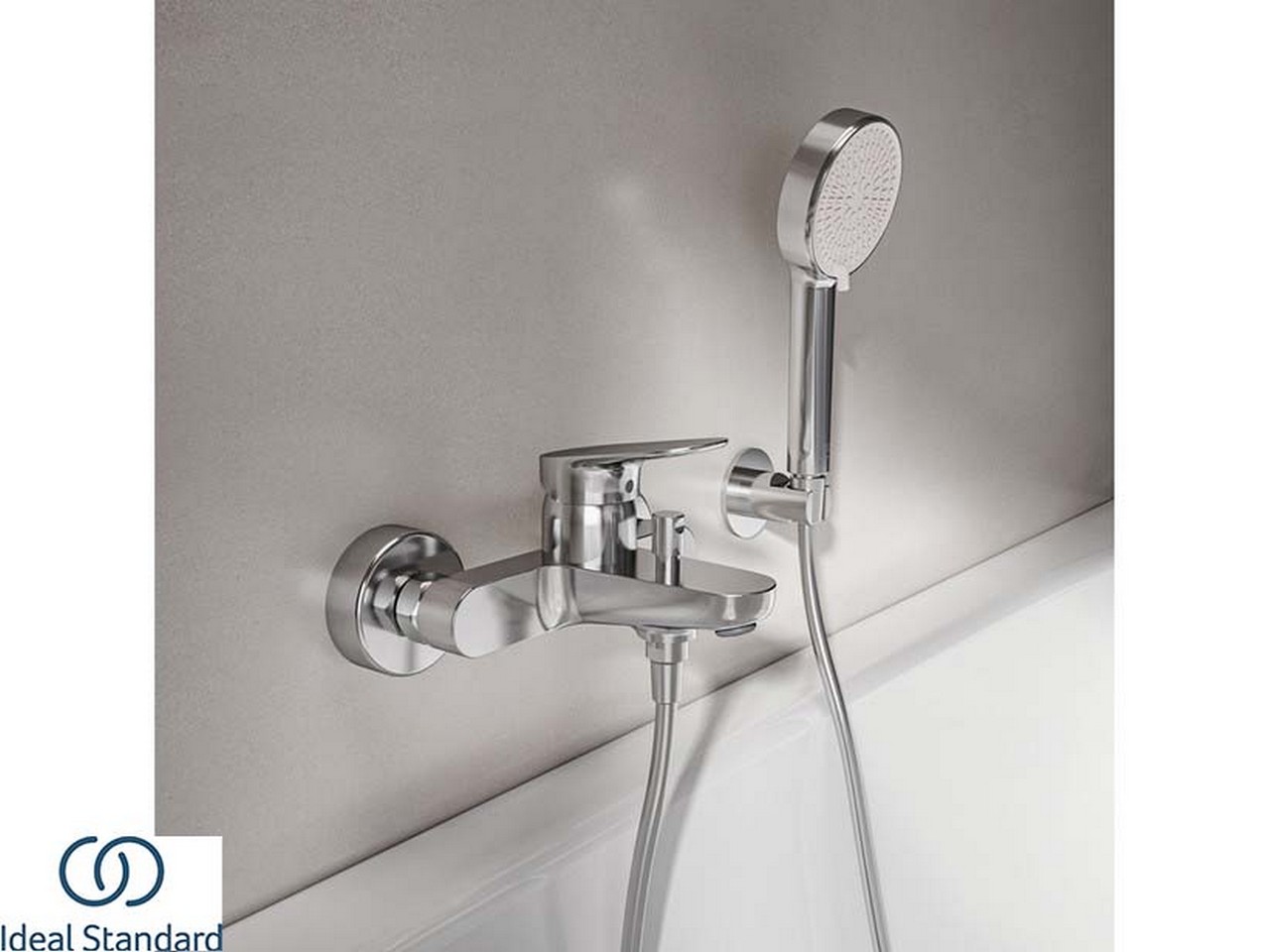 Miscelatore Esterno Doccia Serie Rubik Cromato - Foto 4