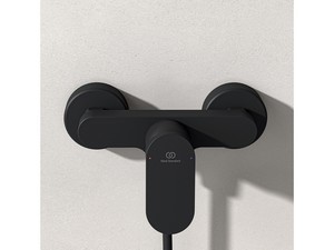 Mitigeur de douche externe Ceralife O noir soie