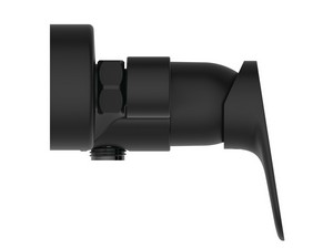 Mitigeur de douche externe Ceralife O noir soie