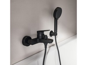 Erwmontage-Wannen-/Brausebatterie Ceralife O Seidenschwarz