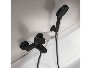 Erwmontage-Wannen-/Brausebatterie Ceralife O Seidenschwarz