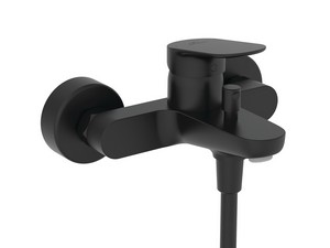 Mitigeur de baignoire/douche externe avec douchette Ceralife O noir soie