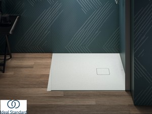 Duschwanne Ideal Standard® ULTRA FLAT EVO 80x80 H3,5 cm aus mattweißem Harz