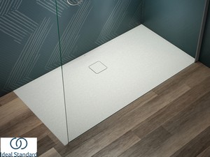 Receveur de douche Ideal Standard® ULTRA FLAT EVO 160x80 H3,5 cm en résine blanc soie mat