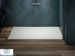 Receveur de douche Ideal Standard® ULTRA FLAT EVO 160x80 H3,5 cm en résine blanc soie mat