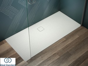 Receveur de douche Ideal Standard® ULTRA FLAT EVO 170x80 H3,5 cm en résine blanc soie mat