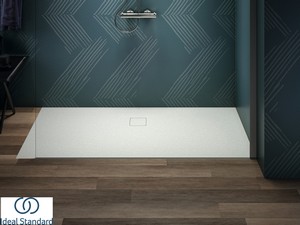 Receveur de douche Ideal Standard® ULTRA FLAT EVO 170x80 H3,5 cm en résine blanc soie mat