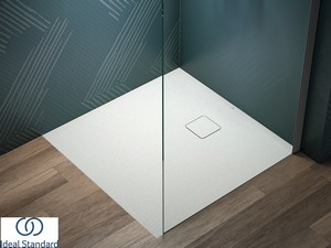 Duschwanne Ideal Standard® ULTRA FLAT EVO 90x90 H3,5 cm aus mattem, seidenweißem Harz