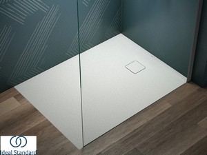 Receveur de douche Ideal Standard® ULTRA FLAT EVO 120x90 H3,5 cm en résine blanc soie mat