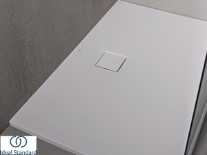 Receveur de douche Ideal Standard® ULTRA FLAT EVO 120x90 H3,5 cm en résine blanc soie mat