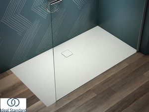 Receveur de douche Ideal Standard® ULTRA FLAT EVO 170x90 H3,5 cm en résine blanc soie mat