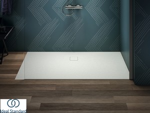 Receveur de douche Ideal Standard® ULTRA FLAT EVO 170x90 H3,5 cm en résine blanc soie mat