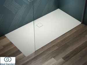 Receveur de douche Ideal Standard® ULTRA FLAT EVO 180x90 H3,5 cm en résine blanc soie mat