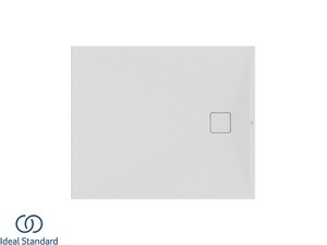 Receveur de douche Ideal Standard® ULTRA FLAT EVO 120x100 H3,5 cm en résine blanc soie mat