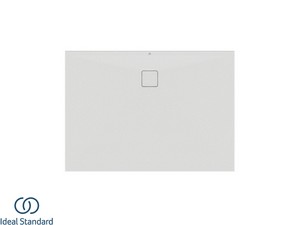 Receveur de douche Ideal Standard® ULTRA FLAT EVO 140x100 H3,5 cm en résine blanc soie mat