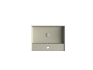 Lavabo Unitop Twenty 61x46 cm sable mat