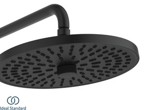 Colonne de douche Ideal Standard® Ceratherm T25 New Round avec mitigeur thermostatique noir soie mat