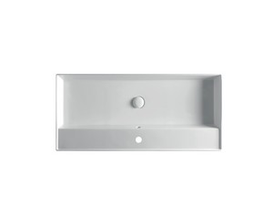Lavabo Unitop Twenty 101x46 cm blanc brillant