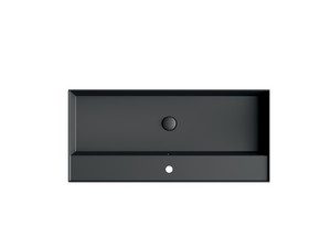 Lavabo Unitop Twenty 101x46 cm noir mat