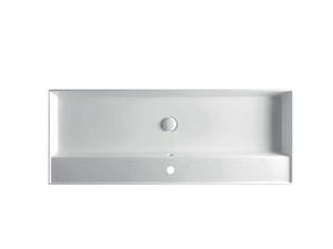 Lavabo Unitop Twenty 121x46 cm blanc brillant